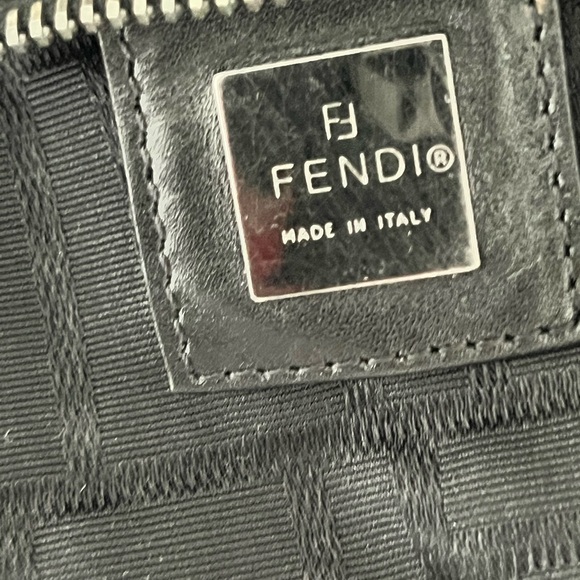 Authentic vintage Fendi Zucca tote. Black fabric. Vintage. Includes dust bag. - Picture 11 of 11
